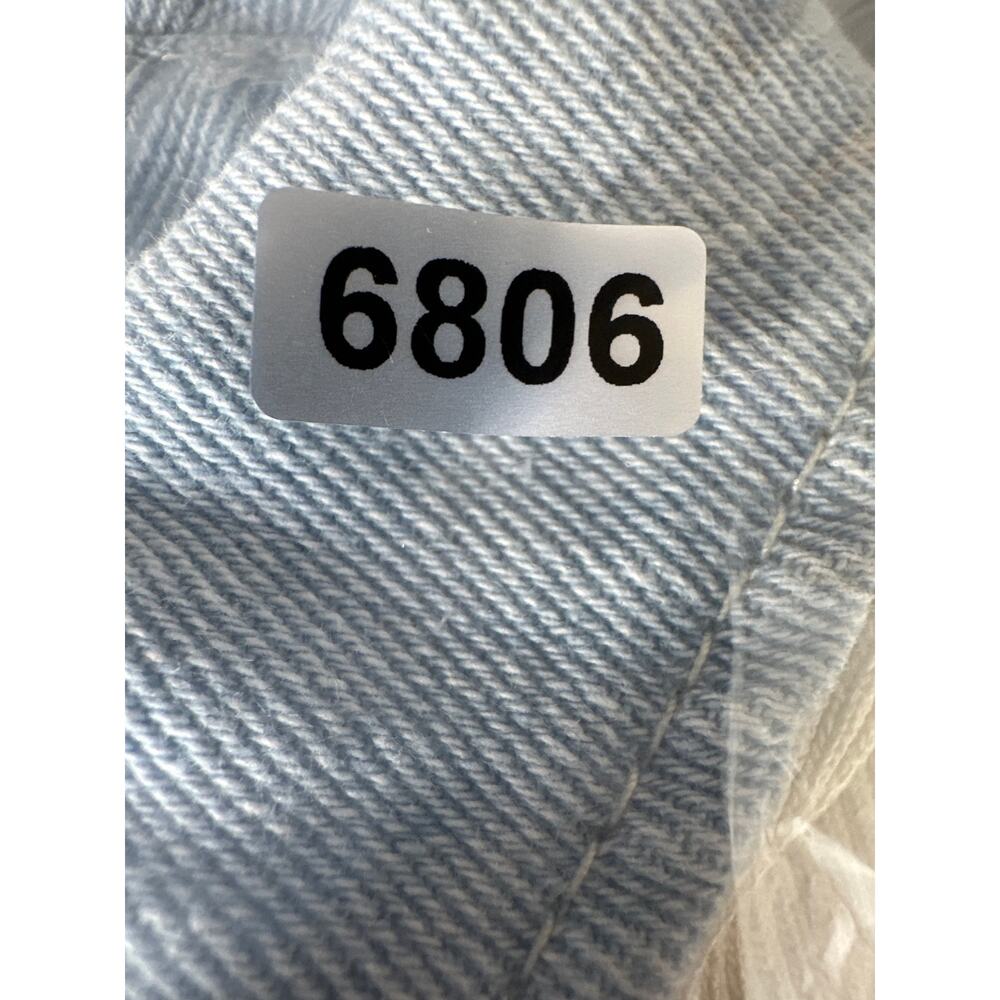 CeCe Sweater Dress Denim Collar Placket Sleeveless Rib Knit Midi Off White L - Picture 7 of 7